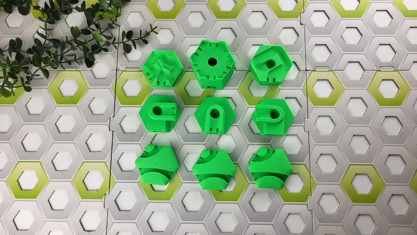 Gravitrax kompatibles 9-tlg. Set, 3D-gedruckte Teile