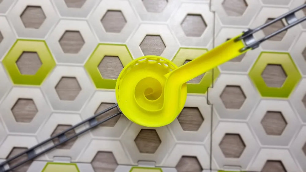 Helix-Tornado-Kachel | GraviTrax-kompatibel | Helix-Rutsche | Kugelbahn Spielzeug Geschenk Murmelbahn Baukasten Zubehör