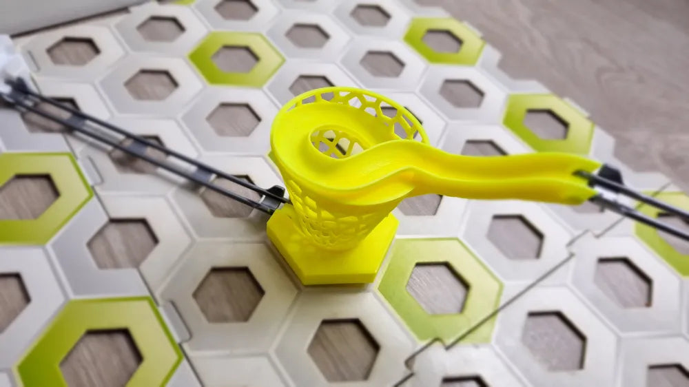 Helix-Tornado-Kachel | GraviTrax-kompatibel | Helix-Rutsche | Kugelbahn Spielzeug Geschenk Murmelbahn Baukasten Zubehör